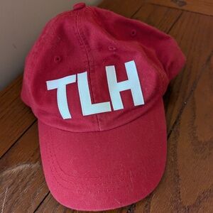 TLH Tallahassee Unisex Red Baseball Cap Hat Adams Cool-Crown Adjustable